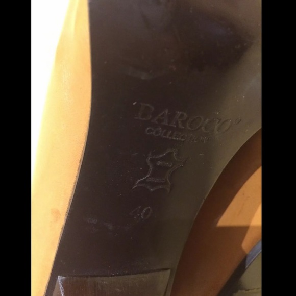 Baroco Vintage Pointed Toe Italian Ankle Heeled Booties Sz 40 MSRP $200 - Picture 12 of 12